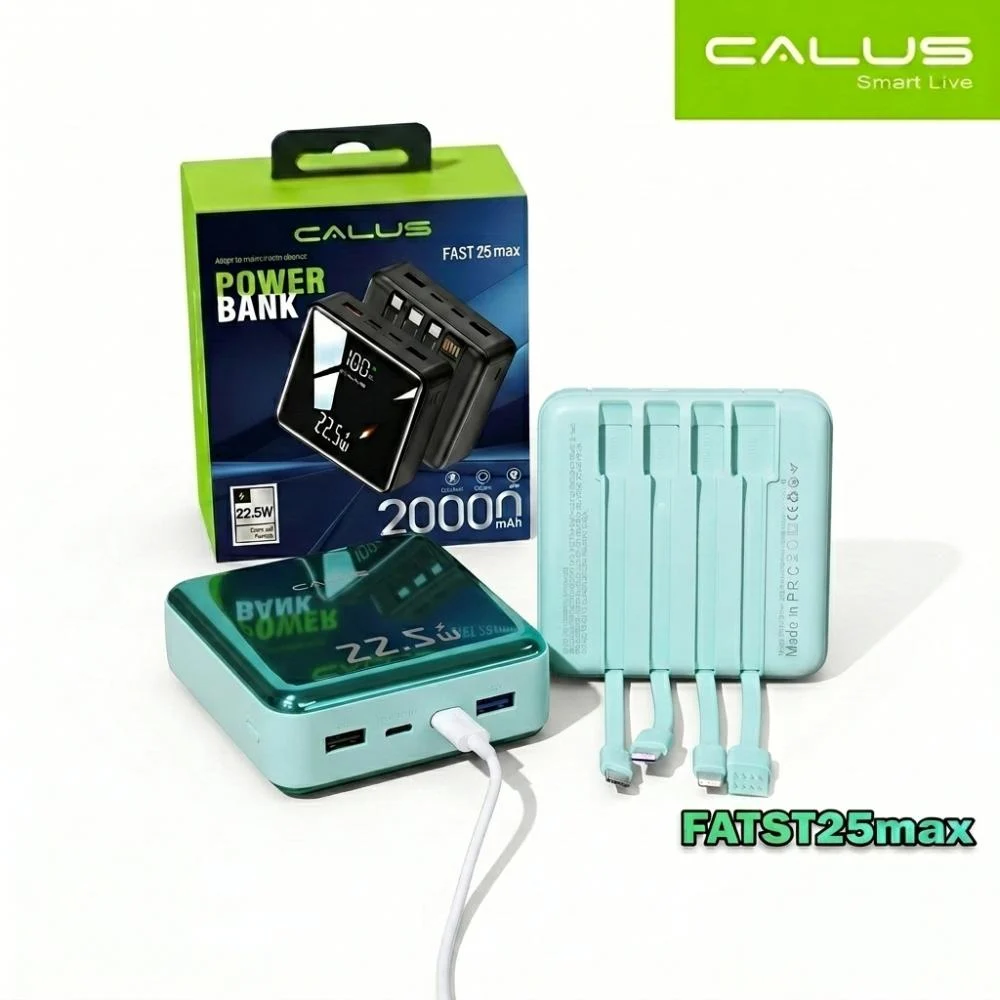 Calus FAST25MAX 20000mAh 22.5W Super Fast Charging Power Bank – Digital Display
