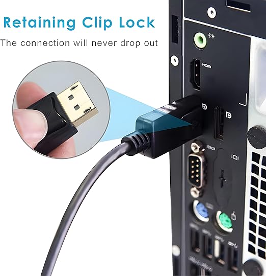 CIZMI 4K DisplayPort to HDMI Adapter Cable | DP To HDMI 2.0 Unidirectional Conversion | 3301W Chip | 18Gbps | 4K@60Hz x 2K@120Hz HDTV | Compatible With Laptop, PC, Monitor, Projector | 1.8 m - Image 5
