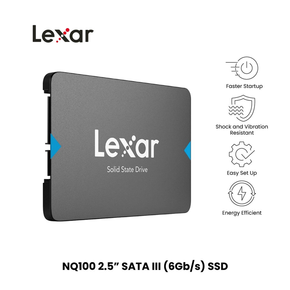 Lexar 1TB NQ100 SSD SATA 2.5 Inch, 550MB/s