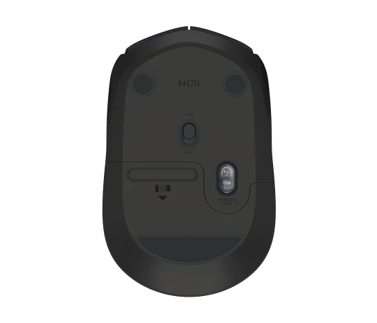 Logitech M171 Wireless Mouse - 2.4GHz Wireless / 1000 DPI / USB Receiver / Black - Mouse - Image 4